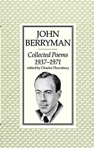 John Berryman: Collected Poems 1937 - 1971 (9780571163946) by John Berryman