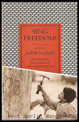 Imagen de archivo de Sing Freedom! : Children's Poetry a la venta por Better World Books