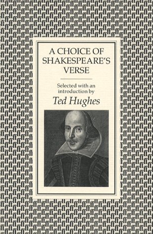 9780571165810: Choice of Shakespeare's Verse