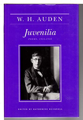 9780571171408: W. H. Auden Juvenilia: Poems 1922-28