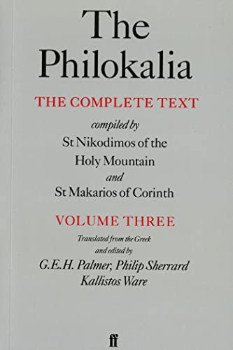 Stock image for The Philokalia Vol 3 for sale by Blackwell's