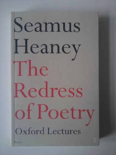 9780571175376: The Redress of Poetry : Oxford Lectures