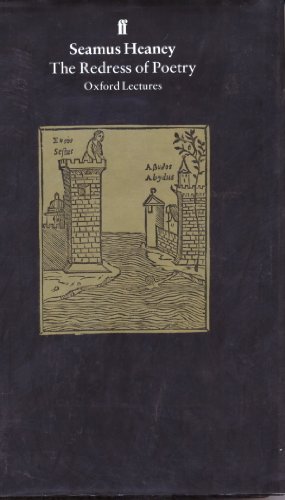 Imagen de archivo de The Redress of Poetry a la venta por Better World Books