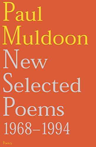 Imagen de archivo de New Selected Poems: 1968-1994 a la venta por WorldofBooks