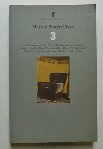 9780571178452: Harold Pinter: Plays Three