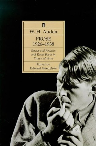 Prose and travel books in prose and verse (The complete works of W.H. Auden) (9780571178995) by W.H. Auden