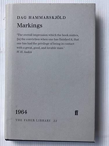 9780571191192: Markings: No 22 (Faber Library)