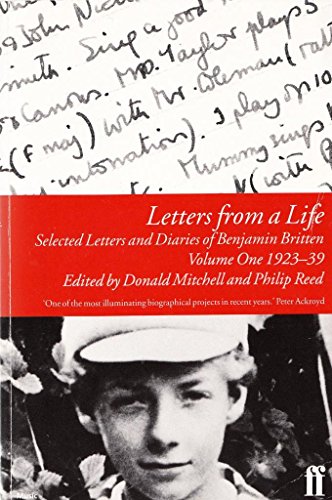 Imagen de archivo de Letters from a Life : Selected Letters and Diaries of Benjamin Britten: 1923-39 a la venta por Better World Books: West