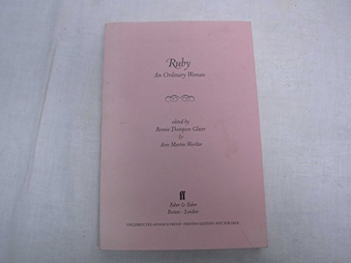 Beispielbild fr Ruby: An Ordinary Woman zum Verkauf von ThriftBooks-Dallas