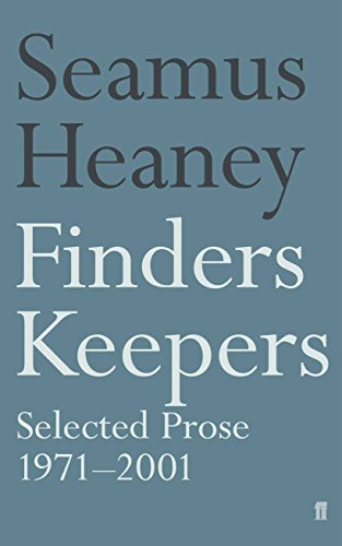 9780571210916: Finders Keepers: Selected Prose 1971 - 2001