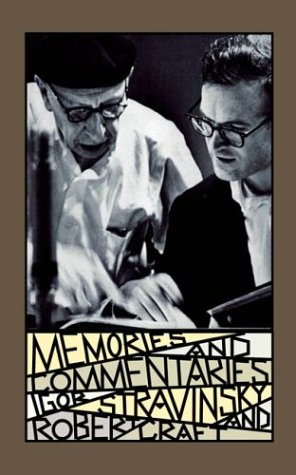 9780571211630: Memories and Commentaries: New One-Volume Edition