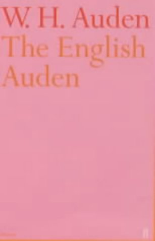 Beispielbild fr The English Auden zum Verkauf von WorldofBooks