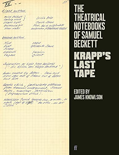 Imagen de archivo de The Theatrical Notebooks of Samuel Beckett. Krapp's Last Tape a la venta por Blackwell's