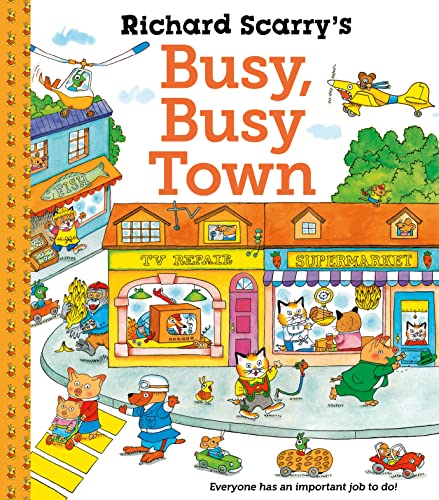 Imagen de archivo de Richard Scarry's Busy Busy Town Main a la venta por GreatBookPrices