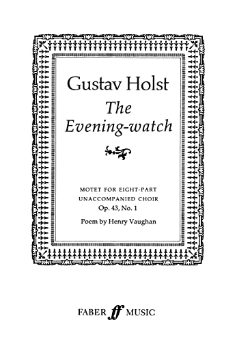 Stock image for Evening Watch : Choral Octavo for sale by GreatBookPrices