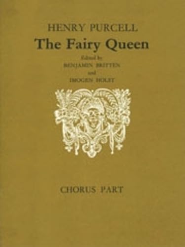 Imagen de archivo de Fairy Queen : Chorus Parts a la venta por GreatBookPrices