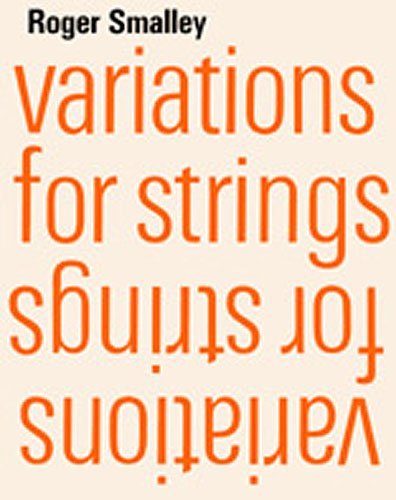 Imagen de archivo de Variations for Strings: Score a la venta por Revaluation Books