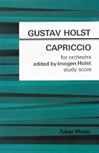 Stock image for Capriccio: Study Score (Faber Edition) for sale by Magers and Quinn Booksellers