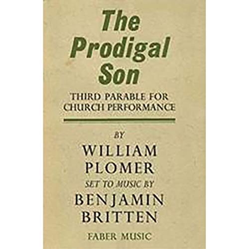 9780571502707: The Prodigal Son: Libretto (Faber Edition)