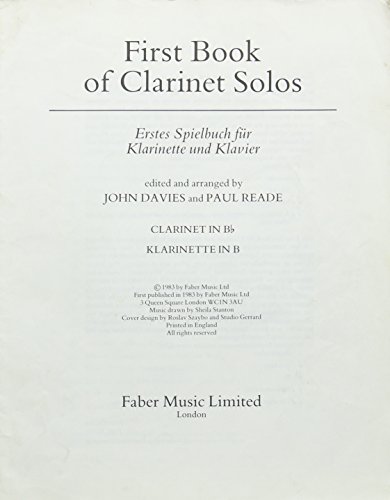 9780571504503: First Book of Clarinet Solos