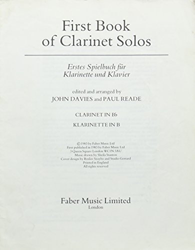 First Book of Clarinet Solos (Faber Edition) (9780571504503) by [???]