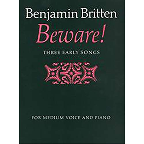 Beware: Three Early Songs (Faber Edition) (9780571507627) by [???]