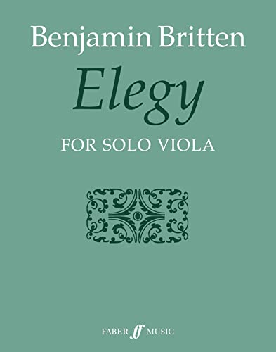 9780571508839: Elegy: (Solo Viola): For Solo Viola, Parts (Faber Edition)