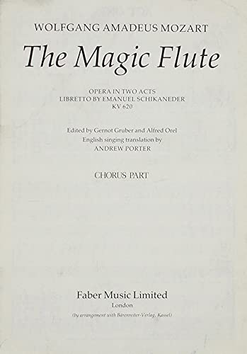 9780571508945: The Magic Flute: Chorus Part : Opera in Two Acts