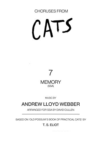 Beispielbild fr Memory Lloyd Webber Ssa & Piano zum Verkauf von Revaluation Books