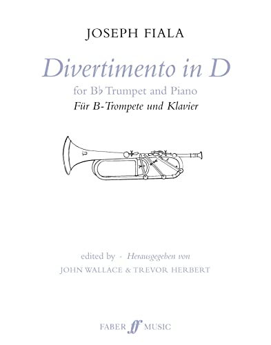 Beispielbild fr Divertimento in D (Trumpet and Piano): Part(s) (Faber Edition) zum Verkauf von Reuseabook