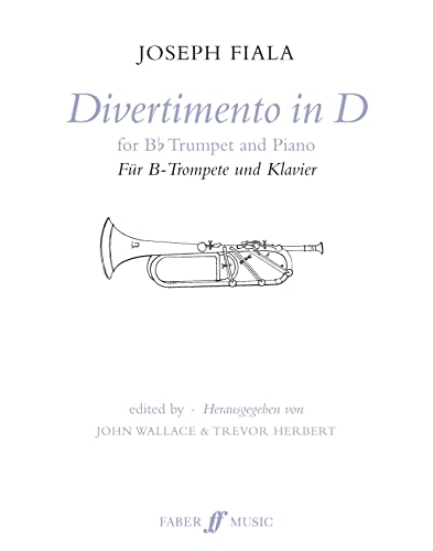 Stock image for Divertimento in D (Trumpet and Piano): Part(s) (Faber Edition) for sale by Reuseabook
