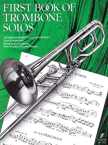 9780571510832: First Book of Trombone Solos Trombone/Euphonium Bass & Treble Clefs