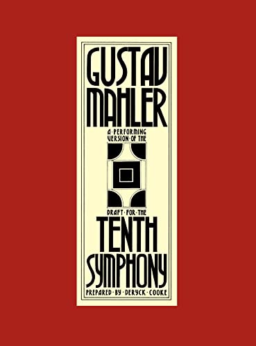 9780571510948: Gustav Mahler a performing version of the draft for the Tenth Symphony
