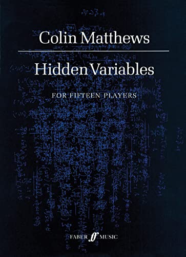 Hidden Variables: Full Score (Faber Edition) (9780571511877) by [???]