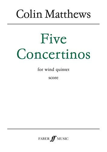 Five Concertinos: Score (Faber Edition) (9780571515080) by [???]