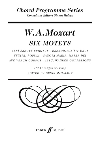 Beispielbild fr Six Motets: SATB Accompanied (Choral Programme Series) zum Verkauf von Reuseabook