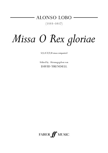 9780571520626: Missa O Rex Gloriae: S(S)AT(T)B, a cappella, Score (Faber Edition)