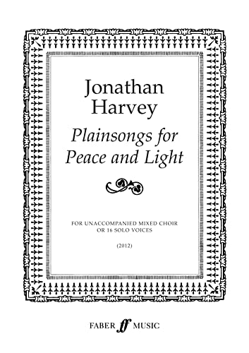 Beispielbild fr Plainsongs for Peace and Light (Mixed Voice Choir or 16 Solo Voices) zum Verkauf von Reuseabook