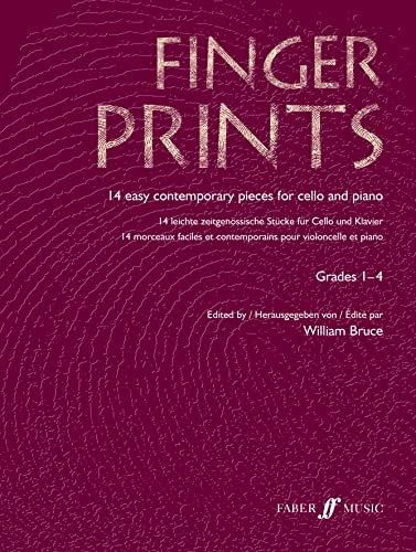 9780571522972: Fingerprints for Cello and Piano: Grade 1-4