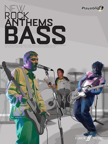 Beispielbild fr New Rock Anthems Authentic Playalong Bass-Music Book & CD zum Verkauf von WorldofBooks