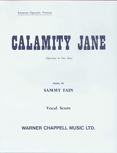 9780571527922: Calamity Jane (vocal Score)