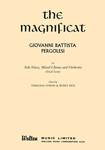 Stock image for The Magnificat: (Vocal Score) for sale by WorldofBooks