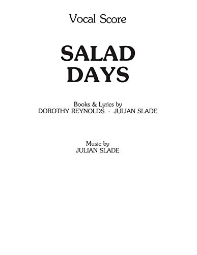 Beispielbild fr Salad Days (Vocal Score) zum Verkauf von Monster Bookshop
