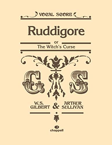 Beispielbild fr Ruddigore: (Vocal Score) (Faber Edition) zum Verkauf von AwesomeBooks