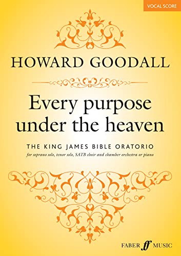 Beispielbild fr Every Purpose Under the Heaven (Vocal Score) (Faber Edition) zum Verkauf von AwesomeBooks