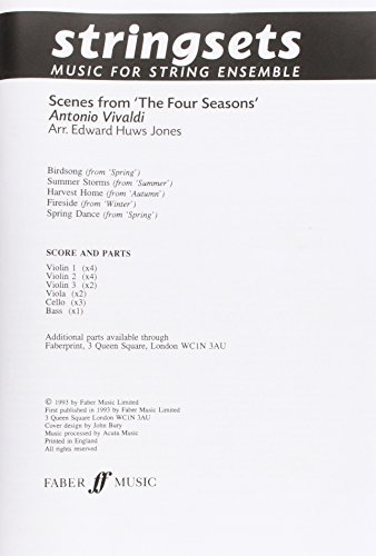 9780571568611: Scenes from the Four Seasons (Stringsets)