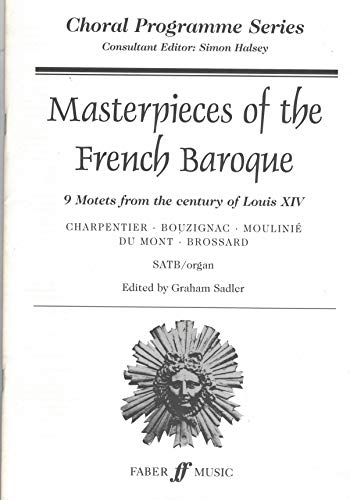 Stock image for Masterpieces of the French Baroque for sale by Blackwell's