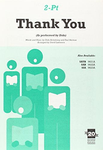 Stock image for Thank You": Pt.2: 2-part Accompanied for sale by Revaluation Books