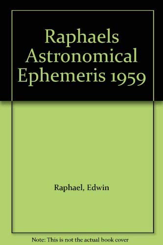 Beispielbild fr Raphael's Astronomical Ephemeris zum Verkauf von Blackwell's