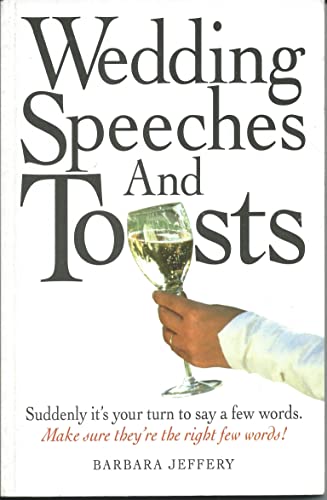 Beispielbild fr Wedding Speeches and Toasts zum Verkauf von Wonder Book